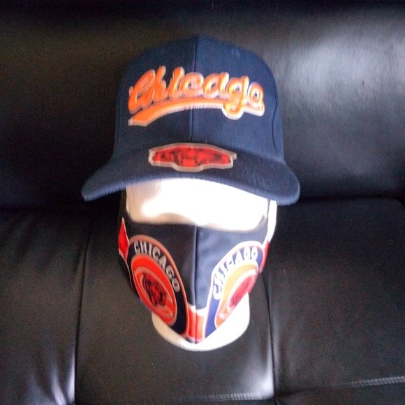 Chicago Bears cap w/mask - Picture 1 of 1